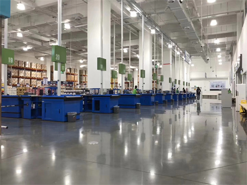 成都商場(chǎng)固化地坪施工工程案例